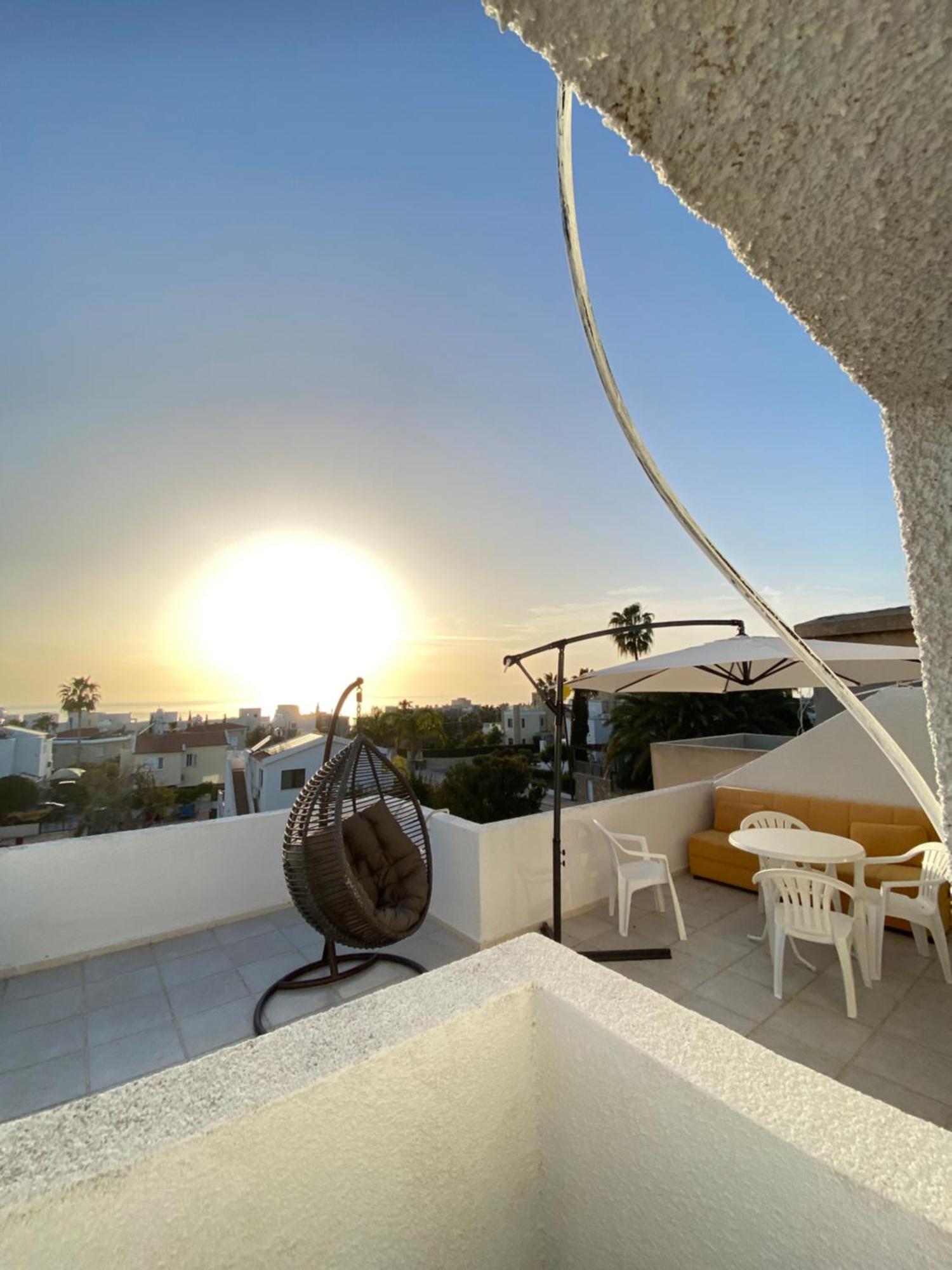 260 M To Beach, Sea&Sunset View Terrasa Klorakas Exterior photo
